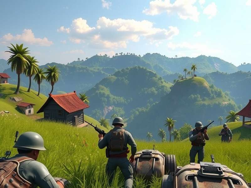 Bicholim Vanguards gameplay screenshot showing soldiers in Goan terrain